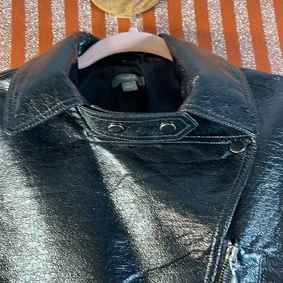 “Apt. 9” Black Faux Leather Jacket - Picture 6 of 12